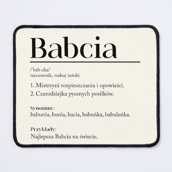 Item preview, Polish Babcia Definition designed and sold by besensible.
