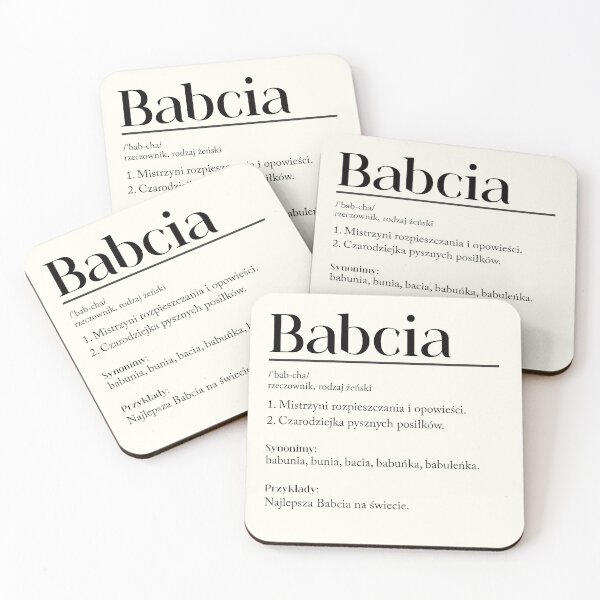 Item preview, Polish Babcia Definition designed and sold by besensible.