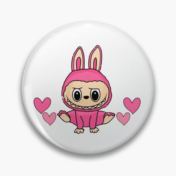 Item preview,  Funny Cute Labubu Pink Full Body  designed and sold by ZACK ART.