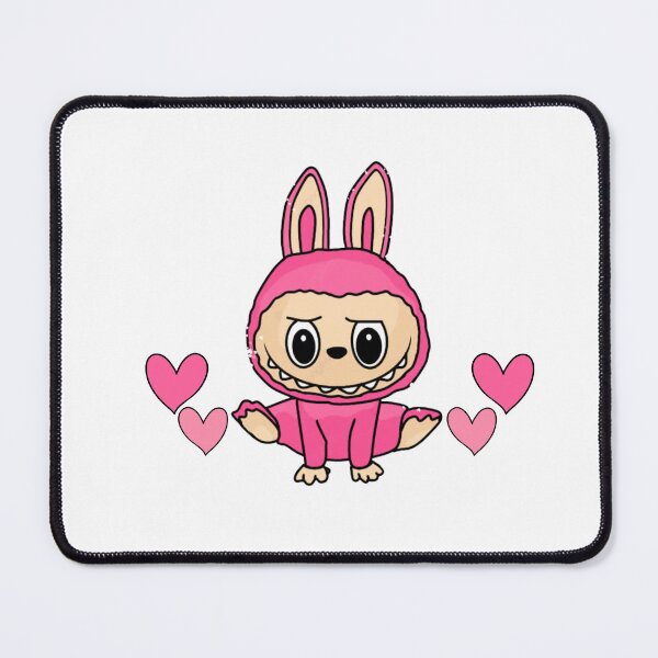 Item preview, Funny Cute Labubu Pink Full Body designed and sold by ZACK ART.