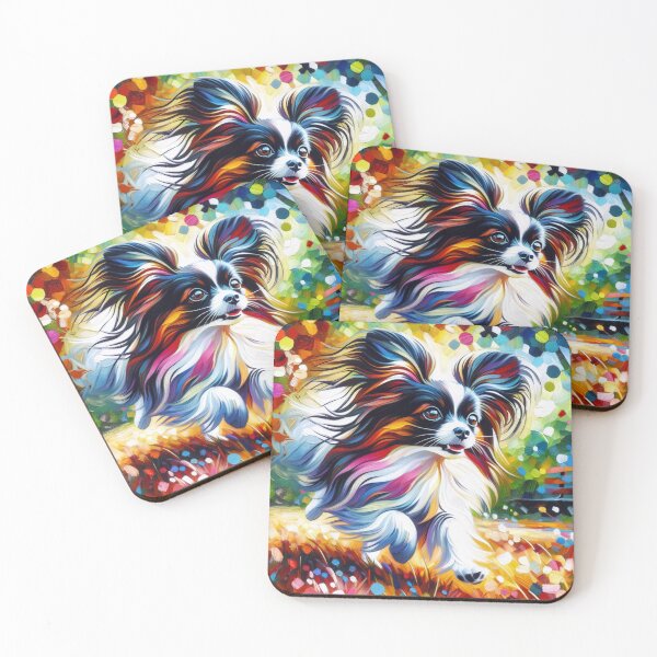 Item preview, Papillon Dog Portrait Acrylic Art Print Pet Portrait Gift for Toy Spaniel Lovers designed and sold by Puppy Puzzles Plus.