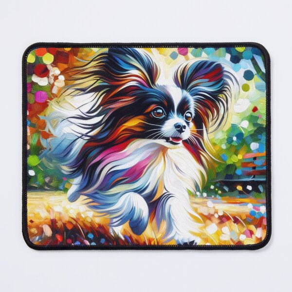 Item preview, Papillon Dog Portrait Acrylic Art Print Pet Portrait Gift for Toy Spaniel Lovers designed and sold by Puppy Puzzles Plus.