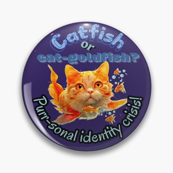 Item preview, Catfish or cat-goldfish? bold prints  designed and sold by JumWow.