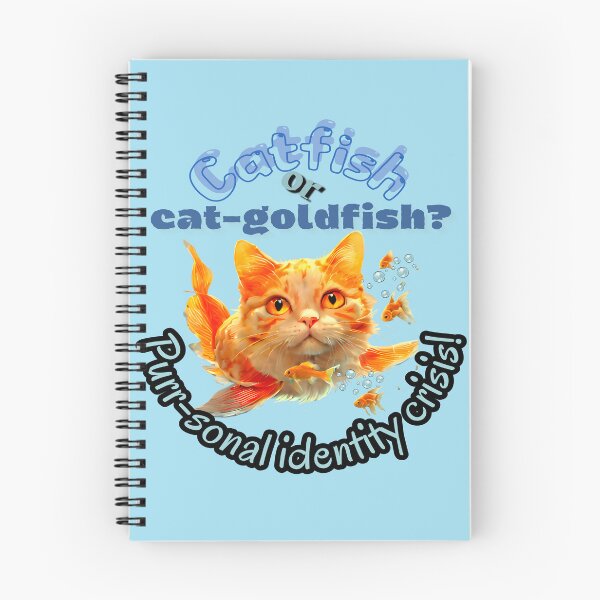 Item preview, Catfish or cat-goldfish? bold prints  designed and sold by JumWow.