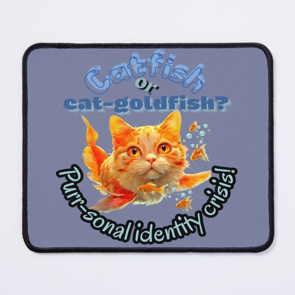 Item preview, Catfish or cat-goldfish? bold prints  designed and sold by JumWow.