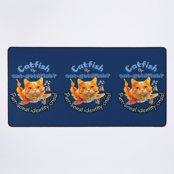 Item preview, Catfish or cat-goldfish? bold prints  designed and sold by JumWow.