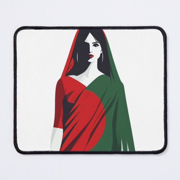 Item preview, Bangladeshi Woman in Saree – Minimal Art designed and sold by kothae.