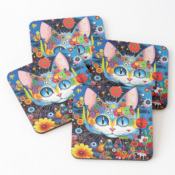 Item preview, A beautiful kitten among the sunflowers. designed and sold by Natalia-Vlad.