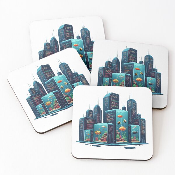 Item preview, Cyber Reef: Aquariums in a Digital City designed and sold by SebastianDN.