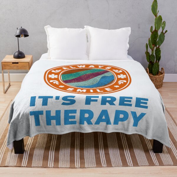 Item preview, Always smile it's free Therapy! designed and sold by DNC1134.