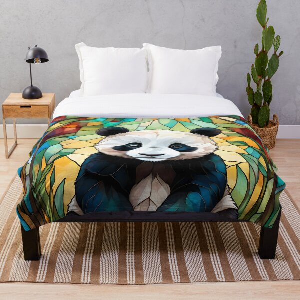 Item preview, Panda Bear Cub Among Flowers designed and sold by Ciervo Primavera.