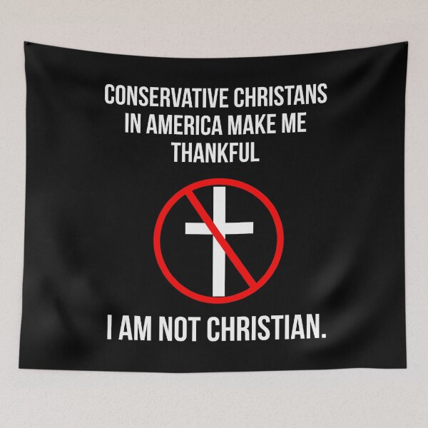 Item preview, Thankful not to be Christian  designed and sold by Rachel the Artist .