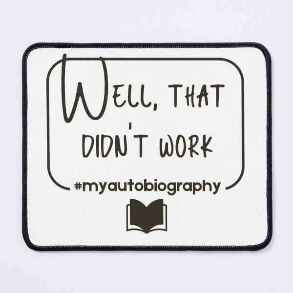 Item preview, Funny Sarcastic Phrase Autobiography Self Deprecating Pessimist  designed and sold by TackyTime.