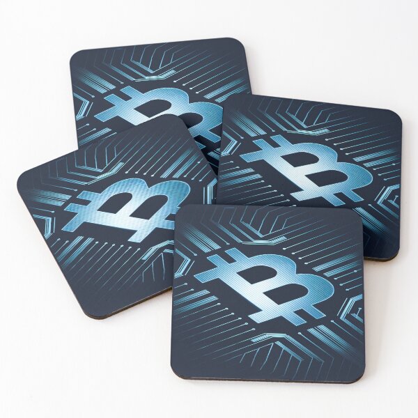 Item preview, Bitcoin Circuit Art - Cryptocurrency Tech Design designed and sold by cabana.space.