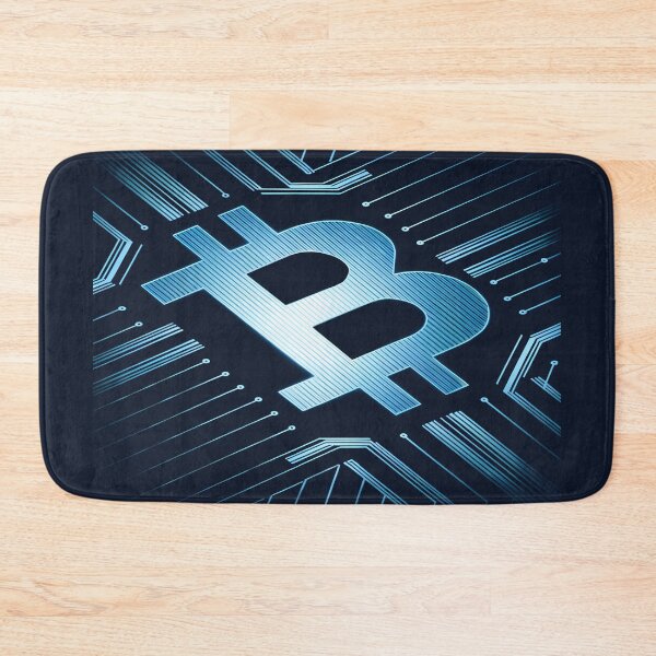 Item preview, Bitcoin Circuit Art - Cryptocurrency Tech Design designed and sold by cabana.space.
