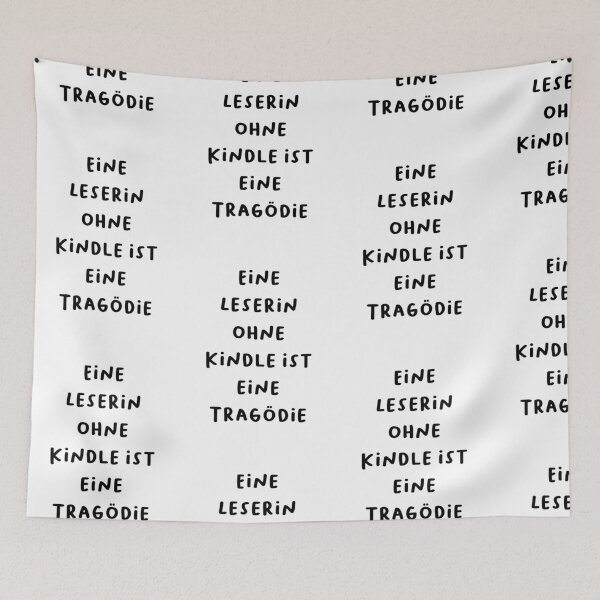 Item preview, Eine Leserin Ohne Kindle Ist Eine Tragödie - Funny German Reading Quote 1 designed and sold by RM-Journey.