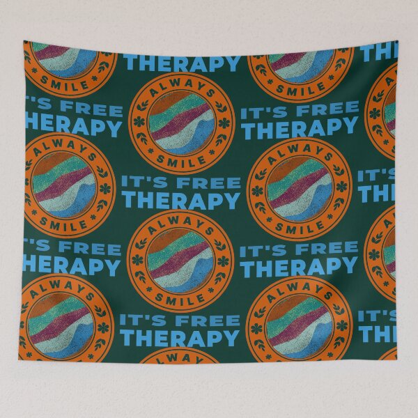 Item preview, Always smile it's free Therapy! designed and sold by DNC1134.