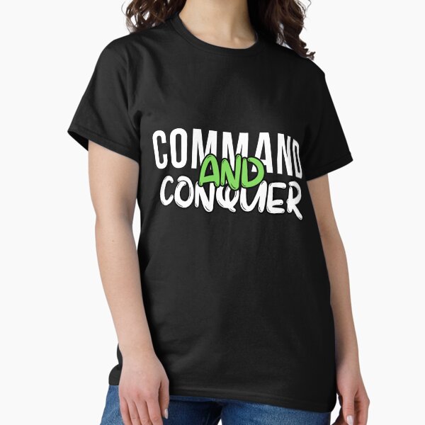Item preview, "Command and Conquer" – Bold and Fearless Design for Leaders and Warriors designed and sold by A1DesignMinimal.