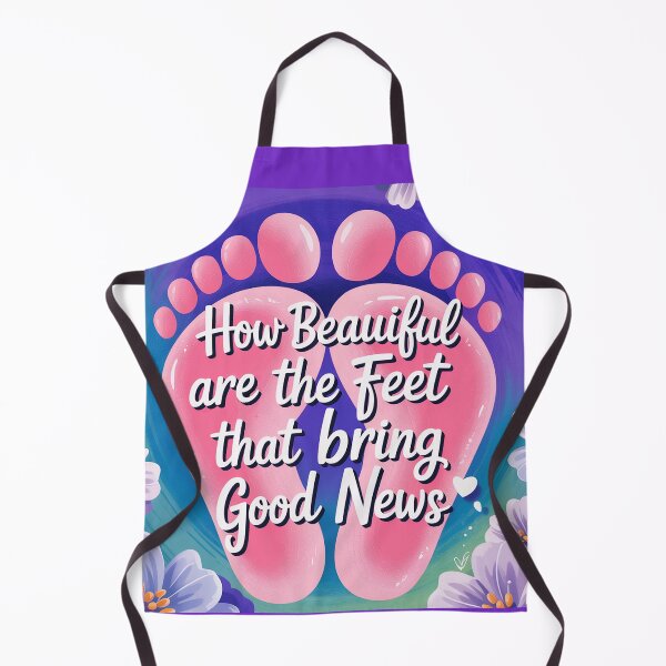 Item preview, How Beautiful are the Feet that Bring Good News designed and sold by Interrupt Art.