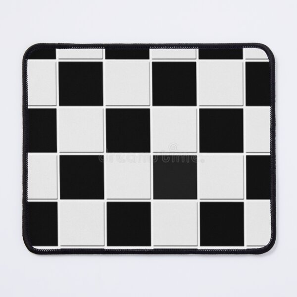 Item preview, black and white checkers scares pattern designed and sold by pksart1.