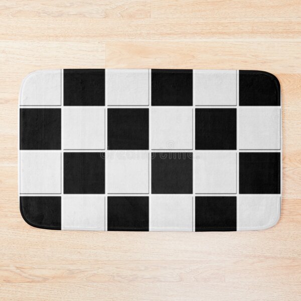 Item preview, black and white checkers scares pattern designed and sold by pksart1.