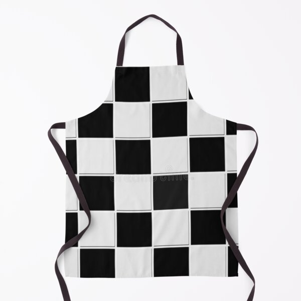 Item preview, black and white checkers scares pattern designed and sold by pksart1.