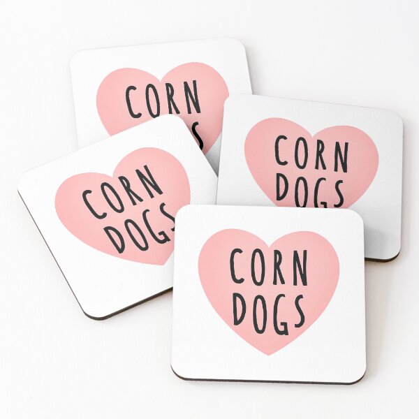 Item preview, I Heart Corn Dogs  designed and sold by CharmStudio.