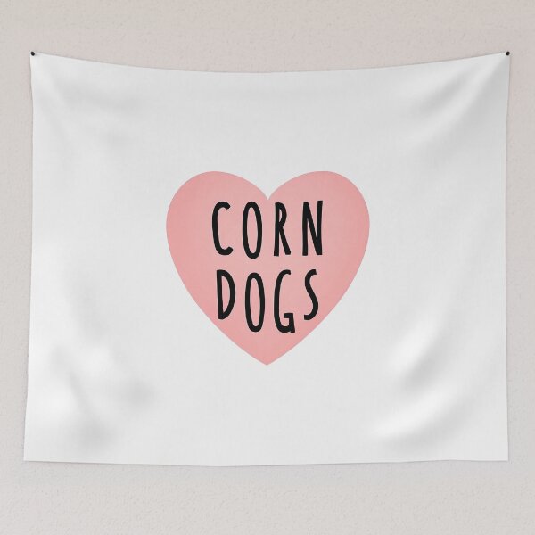 Item preview, I Heart Corn Dogs  designed and sold by CharmStudio.