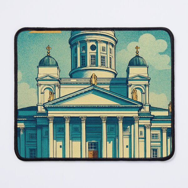 Item preview, Colorful Retro Helsinki Travel Poster | Pop Art Style Finland Wall Art | Vintage Helsinki Cityscape | Digital Nordic Art Print | Bold Scandinavian Poster Decor designed and sold by PaintedPixels01.