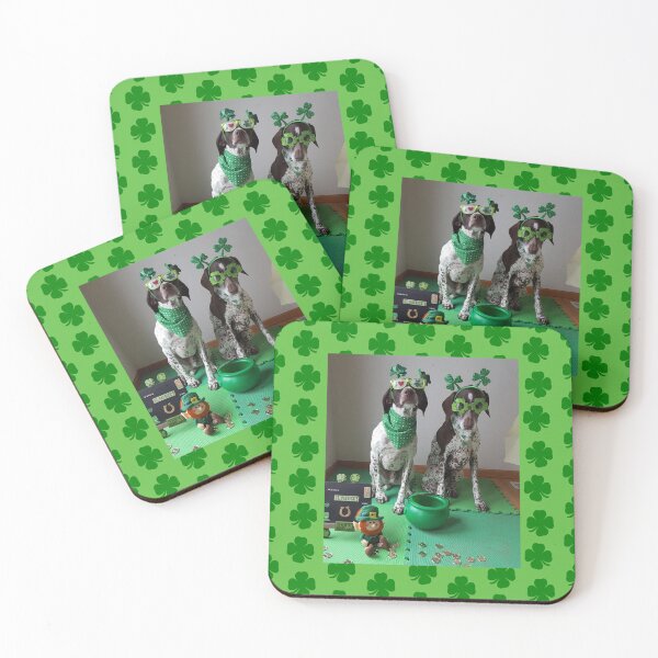 Item preview, St Patrick’s Day Dogs Lucky Leprechaun Photo designed and sold by SandyMDesigns.