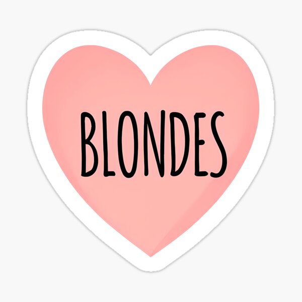 Item preview, I Heart Blondes  designed and sold by CharmStudio.