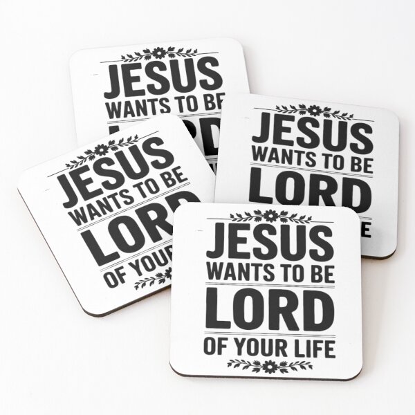 Item preview,  JESUS WANTS TO BE LORD OF YOUR LIFE . CHRISTIAN QUOTES designed and sold by Obinne.