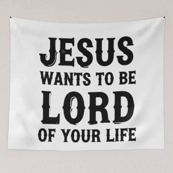Item preview,  JESUS WANTS TO BE LORD OF YOUR LIFE . CUTE CHRISTIAN QUOTES designed and sold by Obinne.