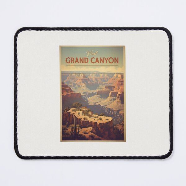 Item preview, Retro Travel Poster Grand Canyon National Park designed and sold by lea-lani.