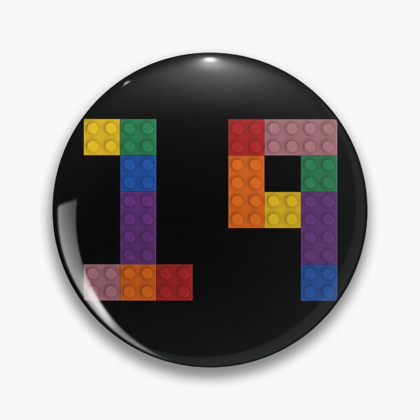 Item preview, 19 numbering made of bricks designed and sold by Brickification.