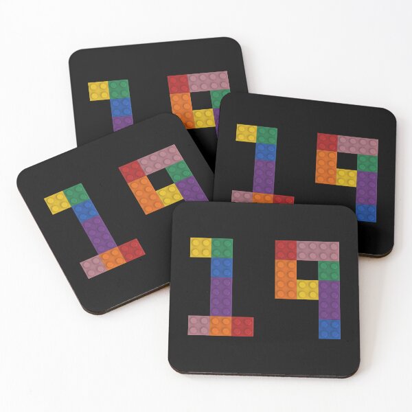 Item preview, 19 numbering made of bricks designed and sold by Brickification.