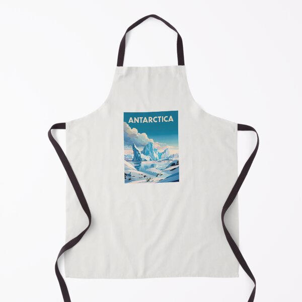 Item preview, Retro Travel Poster Antarctica designed and sold by lea-lani.