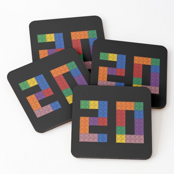 Item preview, 20 numbering made of bricks designed and sold by Brickification.