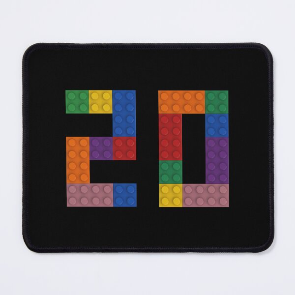 Item preview, 20 numbering made of bricks designed and sold by Brickification.