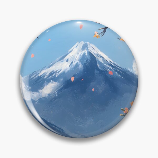 Item preview, Japanese Landscape Tranquil Lake Framing Majestic Fuji, Sailing Dreams Awaken designed and sold by mildaclairmo.