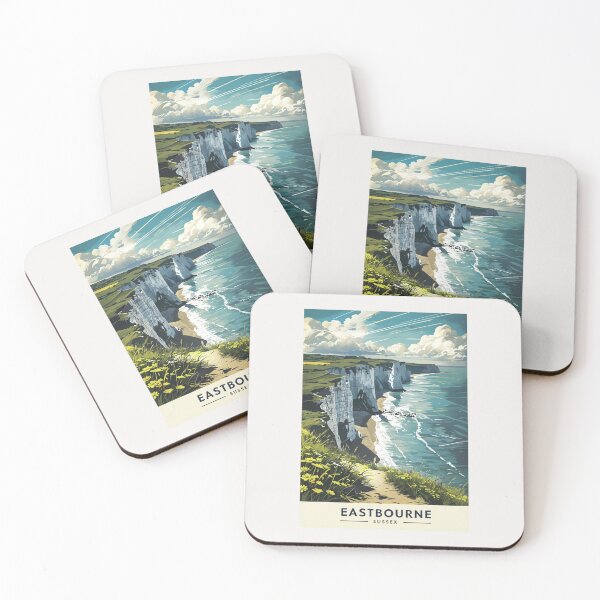 Item preview, Travel Poster Eastbourne Sussex designed and sold by lea-lani.