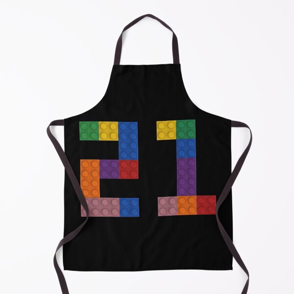 Item preview, 21 numbering made of bricks designed and sold by Brickification.