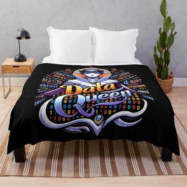 Item preview, Data Queen, typography designed and sold by maxmaj.