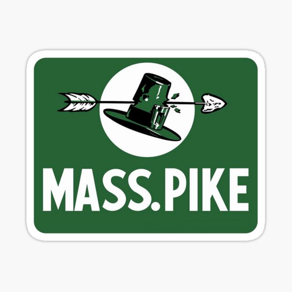 Item preview, Mass Pike Road Sign with Pilgrim Hat designed and sold by WigOutlet.
