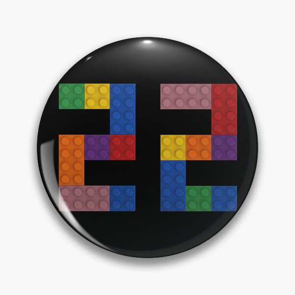Item preview, 22 numbering made of bricks designed and sold by Brickification.