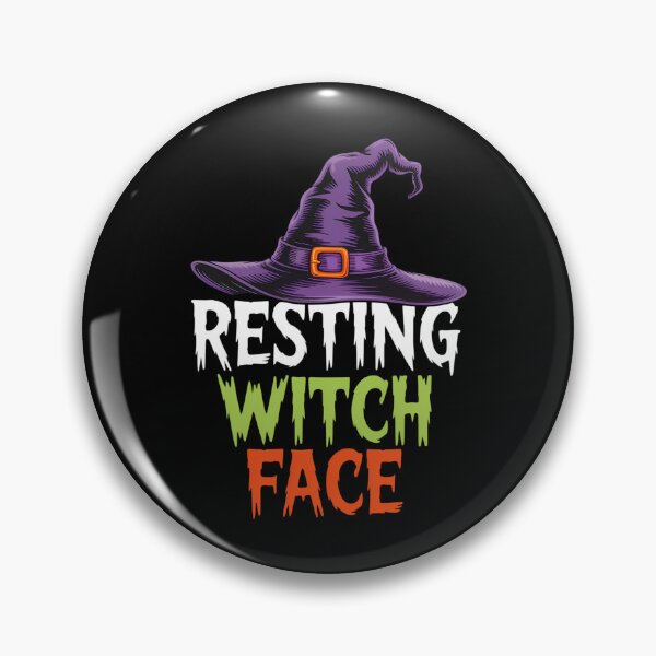 Item preview, Resting Witch Face Funny Halloween designed and sold by brynatshop.