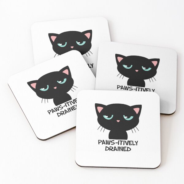 Item preview, Paws-itively Drained – Tired Kitty designed and sold by Aichan01.