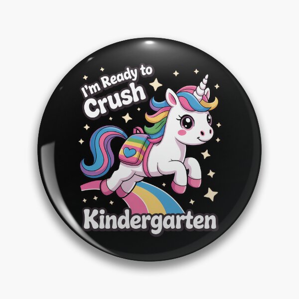 Item preview, I'm Ready To Crush Kindergarten Girls Back to School Unicorn First Day designed and sold by brynatshop.