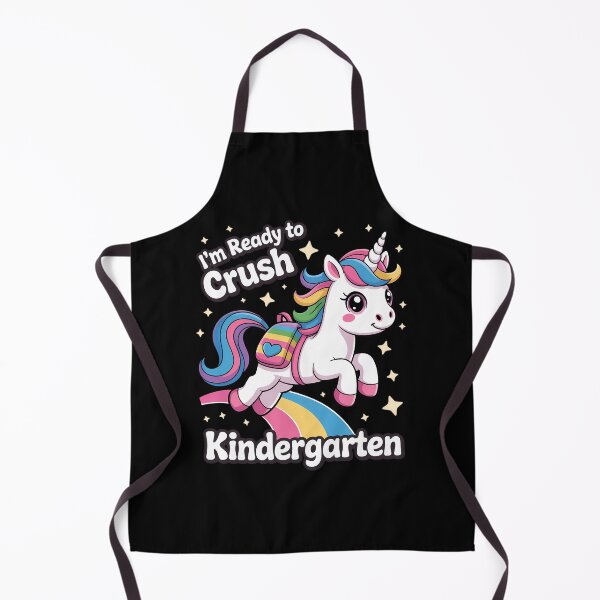 Item preview, I'm Ready To Crush Kindergarten Girls Back to School Unicorn First Day designed and sold by brynatshop.