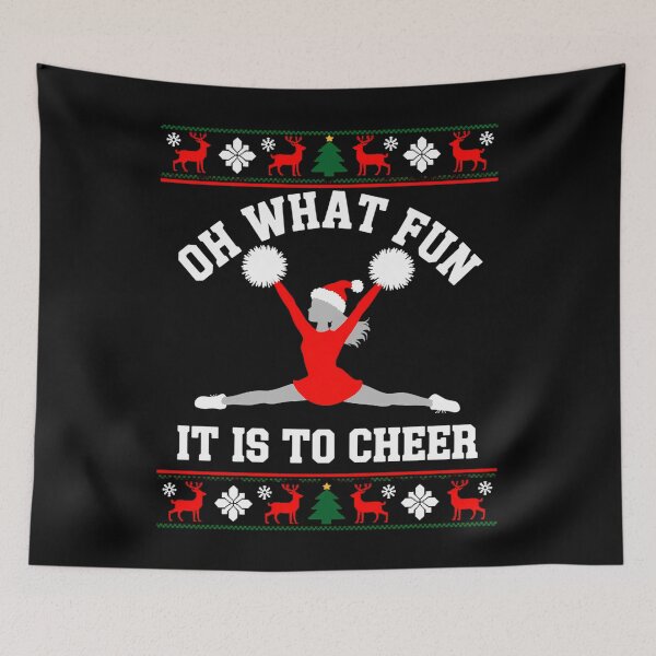 Item preview, Cheer Cheerleading Christmas Funny Xmas designed and sold by tearbytea.